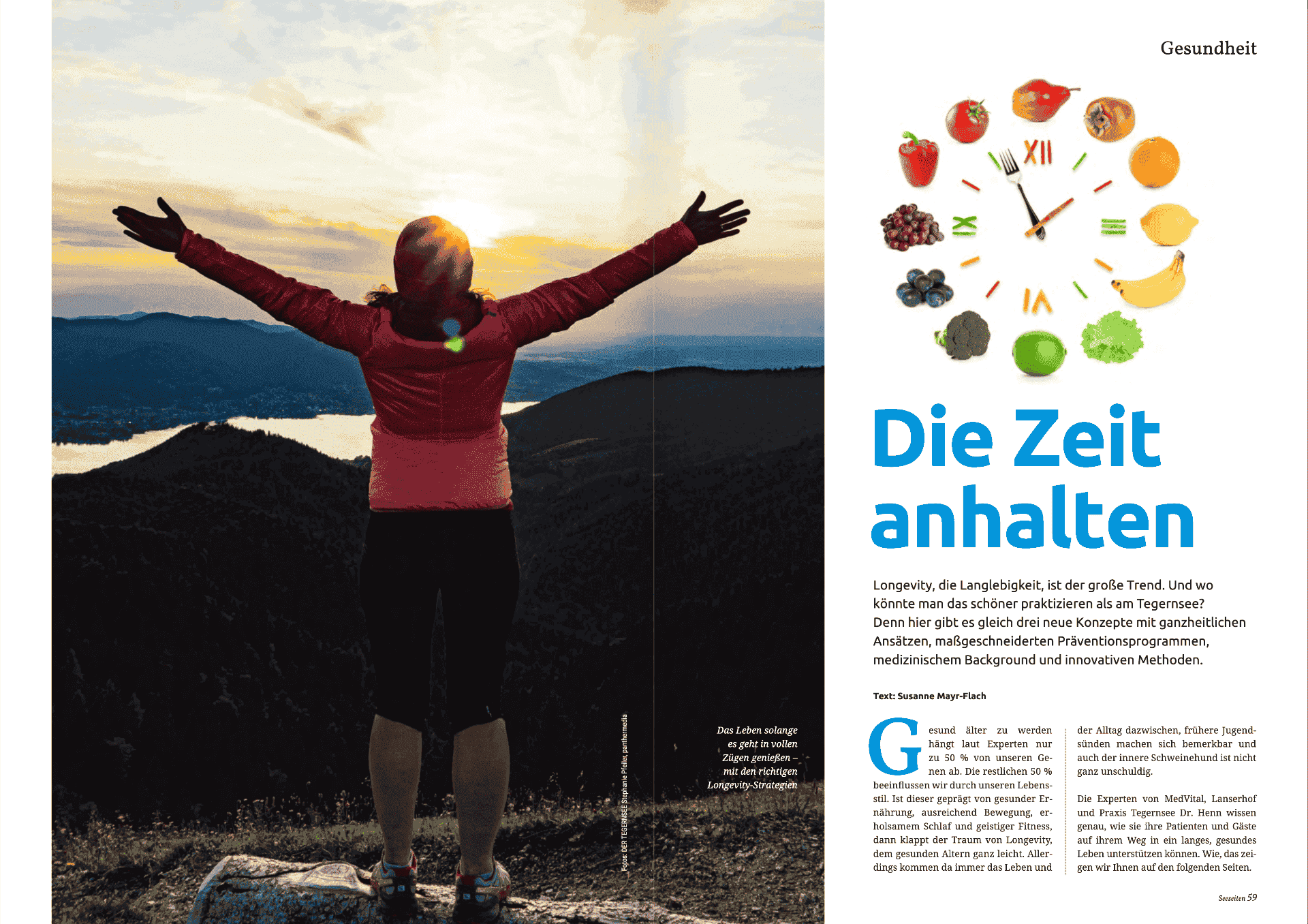 Seeseiten Artikel Seite 1 - Die Zeit anhalten: Longevity-Strategien am Tegernsee
